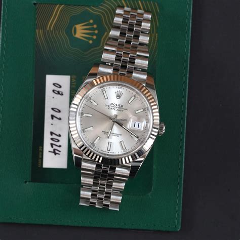 Rolex Datejust 41 for $13,800 for sale from a Seller on Chrono24.